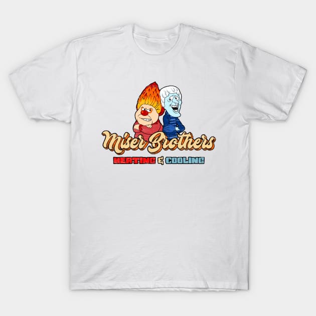 Miser Brothers Vintage T-Shirt by Skulls Mushroom Arts